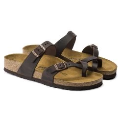 Birkenstock Mayari Habana Oiled Leather Sandal - Regular 9 Birkenstock Mayari Habana Oiled Leather Sandal - Regular -Fashionable Clothing Store 171323 pair