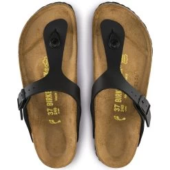 Birkenstock Gizeh Black Birko-Flor Sandals - Regular -Fashionable Clothing Store 43693 top bd86a4da e9ed 46f1 86c4 98e6fc069b5e