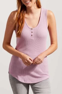 Tribal Cami With Button Detail