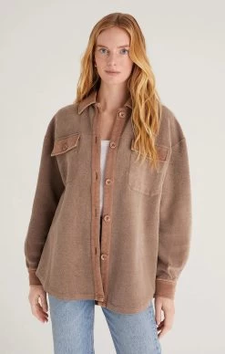 Z Supply Austen Washed Shirt Jacket -Fashionable Clothing Store AustenWashedShirtJacket