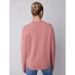 Charlie B Sweater With Removable Scarf -Fashionable Clothing Store C2420R 464A 527 41