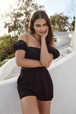 Z Supply Farah Short -Fashionable Clothing Store FARAHSHORTblk