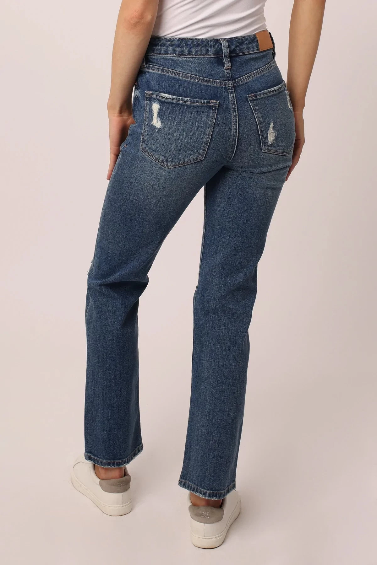 Dear John Frankie Super High Rise Ankle Straight Leg Jeans 3 Dear John Frankie Super High Rise Ankle Straight Leg Jeans - Image 3
