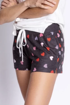 PJ Salvage Kiss Me Goodnight Hearts Short
