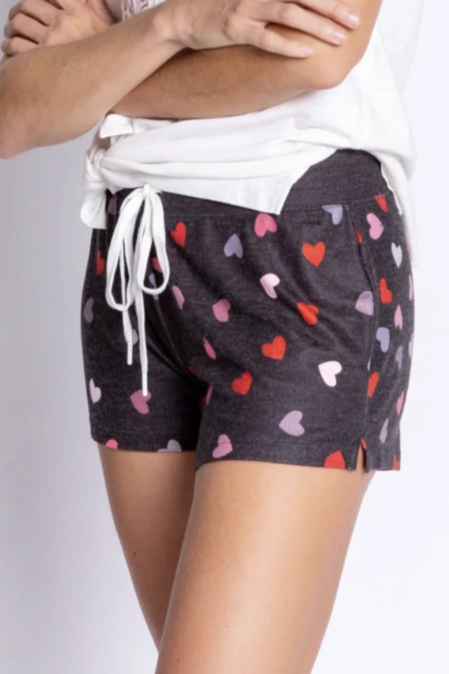 PJ Salvage Kiss Me Goodnight Hearts Short 1 PJ Salvage Kiss Me Goodnight Hearts Short