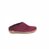 Glerups Open Heel Slipper - Rubber- Cranberry