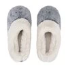 Lemon Tipped Fur Scuff Slipper
