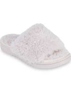 Lemon Anywhere Berber Slides -Fashionable Clothing Store LemonAnywhereBerberSlidespink