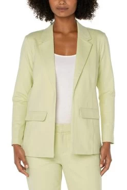 Liverpool Boyfriend Blazer With Princess Dart - Lemongrass