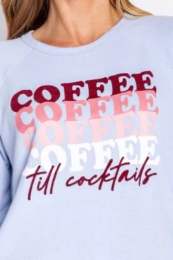 PJ Salvage Flannels Coffee Long Sleeve -Fashionable Clothing Store REFLLS ICEBLUE 3