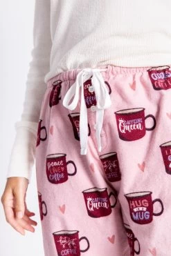 PJ Salvage Flannels Coffee Dog Pant 5 PJ Salvage Flannels Coffee Dog Pant -Fashionable Clothing Store REFLP PINKMIST 2