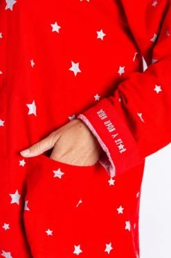 PJ Salvage Flannels Stars PJ Set -Fashionable Clothing Store REFLPJ RED 2