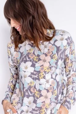 PJ Salvage Pastel Dreams Floral Long Sleeve -Fashionable Clothing Store REPDLS1 MULTI 2