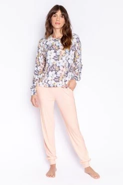 PJ Salvage Pastel Dreams Floral Long Sleeve -Fashionable Clothing Store REPDLS1 MULTI 6
