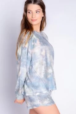 PJ Salvage Cloudy Days Tie Dye Long Sleeve