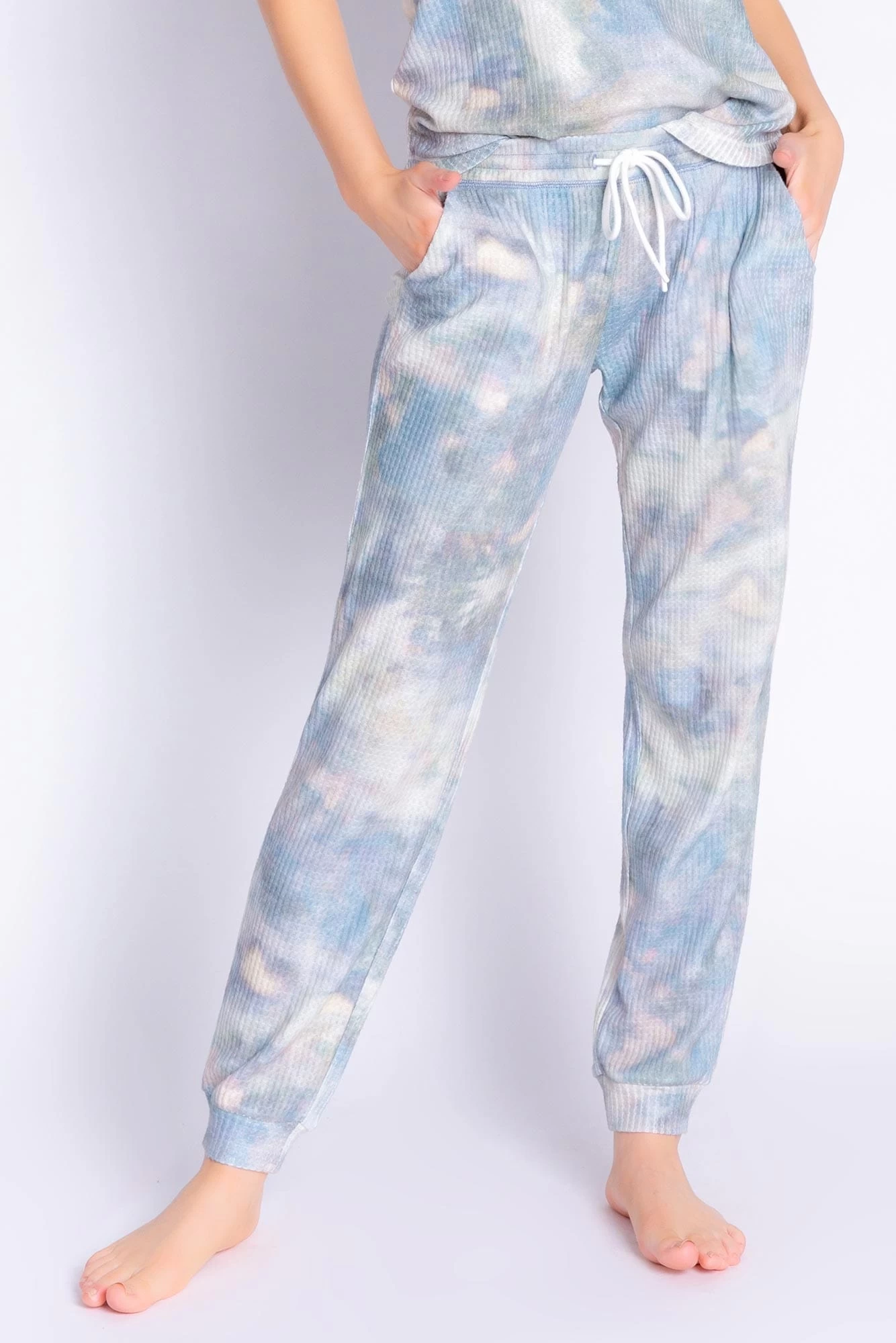 PJ Salvage Cloudy Days Tie Dye Banded Pant 2 PJ Salvage Cloudy Days Tie Dye Banded Pant - Image 2
