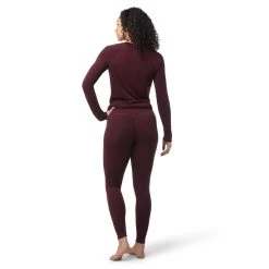 SmartWool Women's Merino 250 Base Layer Pant -Fashionable Clothing Store SmartWoolWomen sMerino250BaseLayerPantblackcherry2