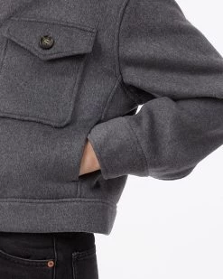 Tentree Wool Short Utility Jacket -Fashionable Clothing Store TCW4530 2342 27750 2