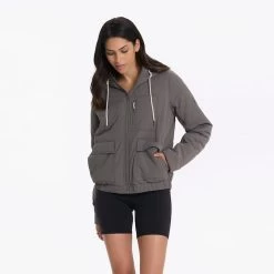 Vuori Tahoe Insulated Jacket Women's -Fashionable Clothing Store TahoeInsulatedJacketgry