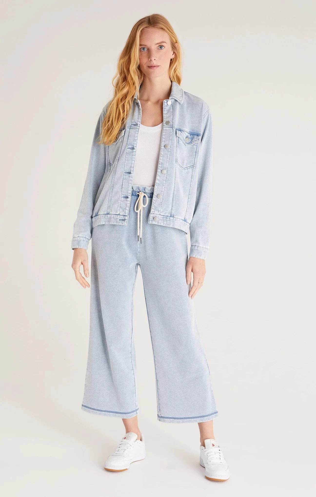 Z Supply The Knit Denim Jacket 3 Z Supply The Knit Denim Jacket - Image 3