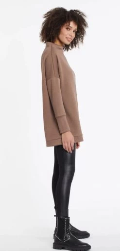 Fashionable Clothing Store -Fashionable Clothing Store TribalFunnelNeckTunic Pinebark1