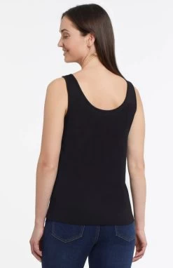 Tribal Wear 2 Ways Jersey Tank -Fashionable Clothing Store TribalWear2WaysJerseyTank Black2