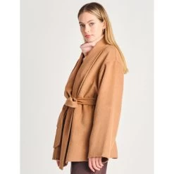 Black Tape Belted Shawl Collar Coat -Fashionable Clothing Store Untitled 2 579d12e8 4764 4a02 9a0c cd8b5c51c3a1