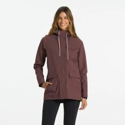 Vuori Palisades Rain Jacket Women's -Fashionable Clothing Store VuoriPalisadesRainJacketWomen schestnut