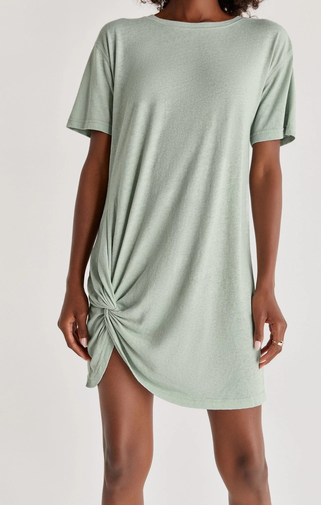 Z Supply Denny Twist T-Shirt Dress 2 Z Supply Denny Twist T-Shirt Dress - Image 2