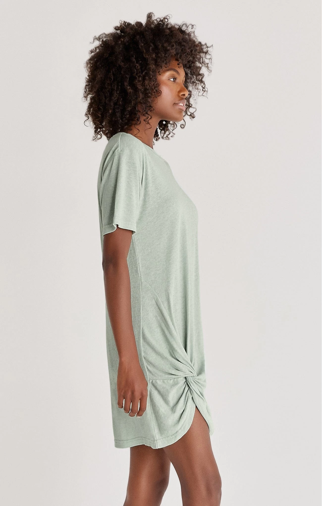 Z Supply Denny Twist T-Shirt Dress 3 Z Supply Denny Twist T-Shirt Dress - Image 3