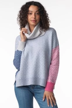 Zaket & Plover Fairisle Sweater With Snood