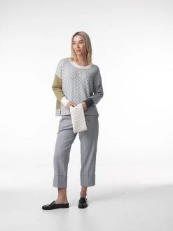 Zaket & Plover Fairisle Sweater With Snood -Fashionable Clothing Store ZP4192USNOWFULL1