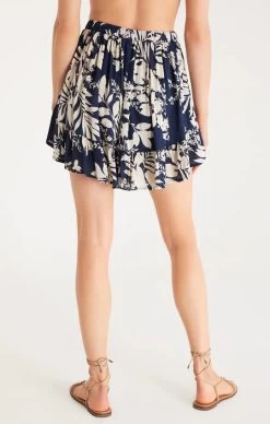 Z Supply Jenni Abstract Leaf Skirt -Fashionable Clothing Store ZSupplyJenniAbstractLeafSkirt3