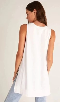 Z Supply The V-Neck Weekender Tank -Fashionable Clothing Store ZSupplyTheV NeckWeekenderTankwht1