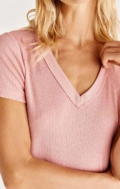 Z Supply Dana Rib Hacci Top 12 Z Supply Dana Rib Hacci Top -Fashionable Clothing Store ZT221678 GUA DETAIL2