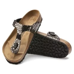 Birkenstock Gizeh Birko-Flor Metallic Stones - Black - Regular -Fashionable Clothing Store birkenstock metallic stones black3
