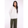 Pistache Light Knit V-Neck With Biased Cable