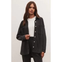 Z Supply All Day Knit Denim Jacket