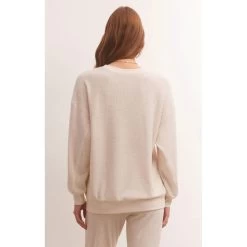 Z Supply Cozy Days Thermal Sweatshirt -Fashionable Clothing Store image1 2023 08 23T153349.516