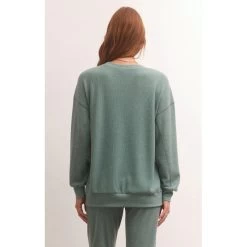 Z Supply Cozy Days Thermal Sweatshirt -Fashionable Clothing Store image1 2023 08 23T153426.852