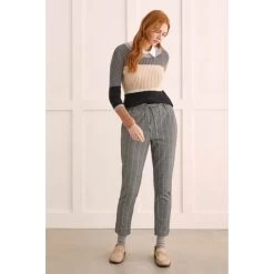 Tribal Button-Up Fooler Collar