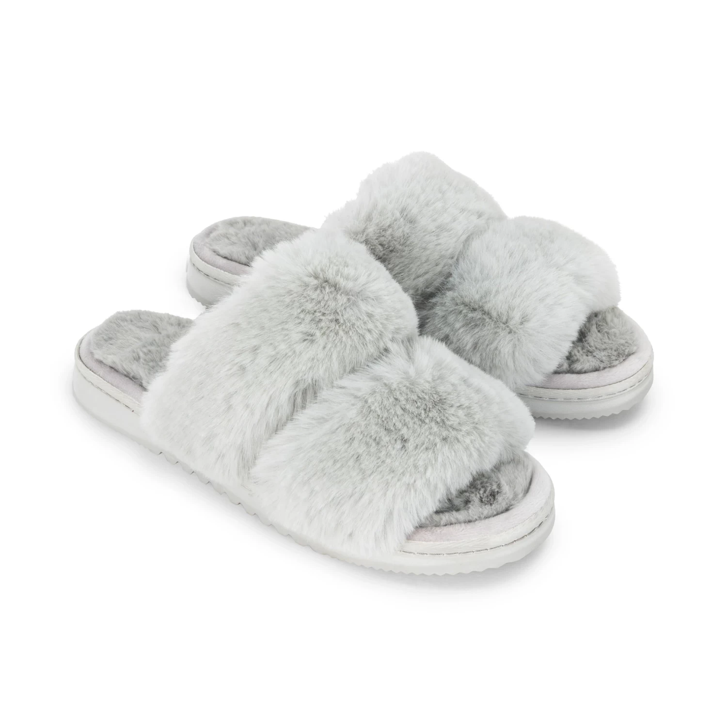 Lemon Women's All Day Faur Fur Slide 2 Lemon Women's All Day Faur Fur Slide - Image 2