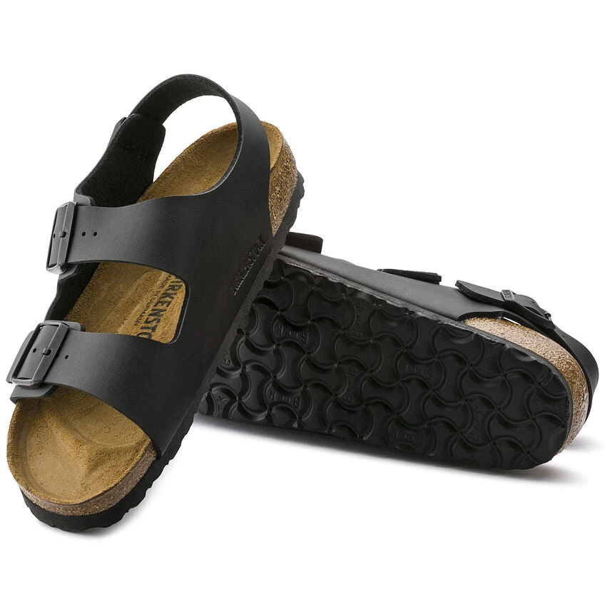 Birkenstock Milano Black Birko-Flor™ R 4 Birkenstock Milano Black Birko-Flor™ R - Image 4
