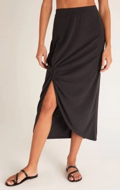 Z Supply Sabina Triblend Knot Skirt 8 Z Supply Sabina Triblend Knot Skirt -Fashionable Clothing Store sabina triblend knot skirt 1