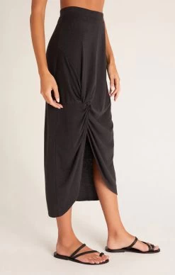Z Supply Sabina Triblend Knot Skirt 10 Z Supply Sabina Triblend Knot Skirt -Fashionable Clothing Store sabina triblend knot skirt 3