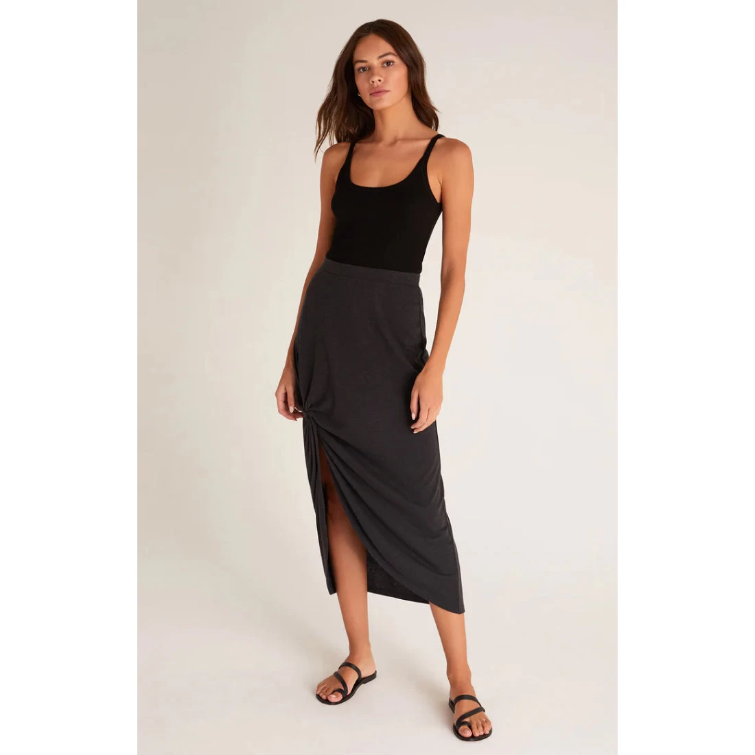 Z Supply Sabina Triblend Knot Skirt 1 Z Supply Sabina Triblend Knot Skirt