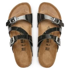 Birkenstock Salina Birko-Flor Magic Galaxy - Black - Narrow -Fashionable Clothing Store salina birkenstock black birko flor3