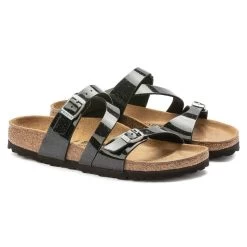 Birkenstock Salina Birko-Flor Magic Galaxy - Black - Narrow -Fashionable Clothing Store salina birkenstock black birko flor4