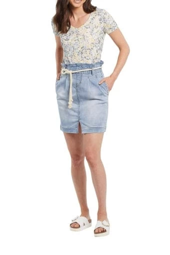 Tribal Audrey Pull On Paper Bag Skirt 1 Tribal Audrey Pull On Paper Bag Skirt