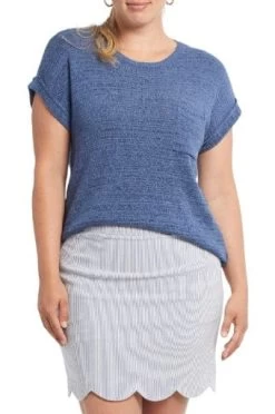 Tribal Cap Sleeve Sweater With Front Pocket -Fashionable Clothing Store serve e011d084 0362 4422 a612 7c9264d92250